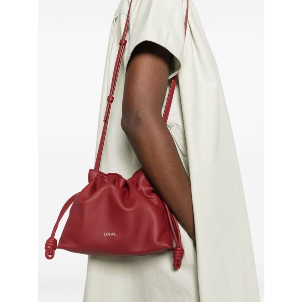 Loewe Women Flamenco Mini Leather Clutch - Picture 3 of 5